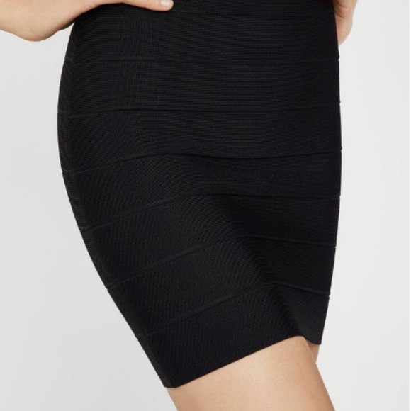 BCBGMaxAzria Simone Black Mini Skirt - Picture 3 of 7